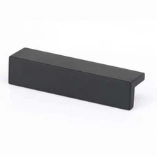 Alno A960-35 Tab 4 Inch Long Finger Cabinet Pull, Matte Black