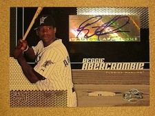 2006 TOPPS CO-SIGNERS #116 REGGIE ABERCROMBIE AUTO SIGNED FLORIDA MARLINS