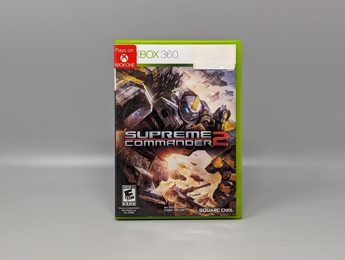 Supreme Commander Microsoft Xbox 360 Replacement Case Manual