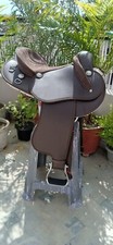 High Quality branded half Breed Synthetic saddle brown color size 16" inch