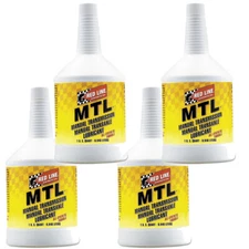 Red Line 75W80 GL-4 Gear Synthetic Oil Manual Transmission Fluid (4 Quarts)
