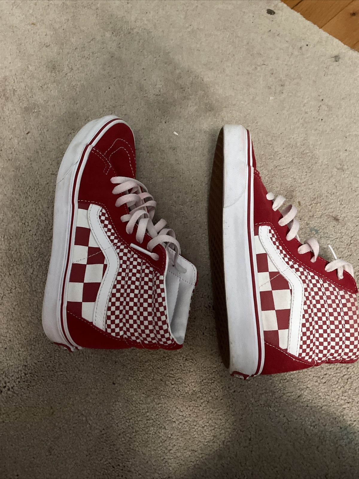 can you put sk8 hi vans in the washing machine