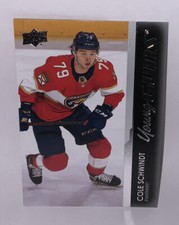 2021-22 UD Extended Series Base Young Guns #721 Cole Schwindt - Florida Panthers
