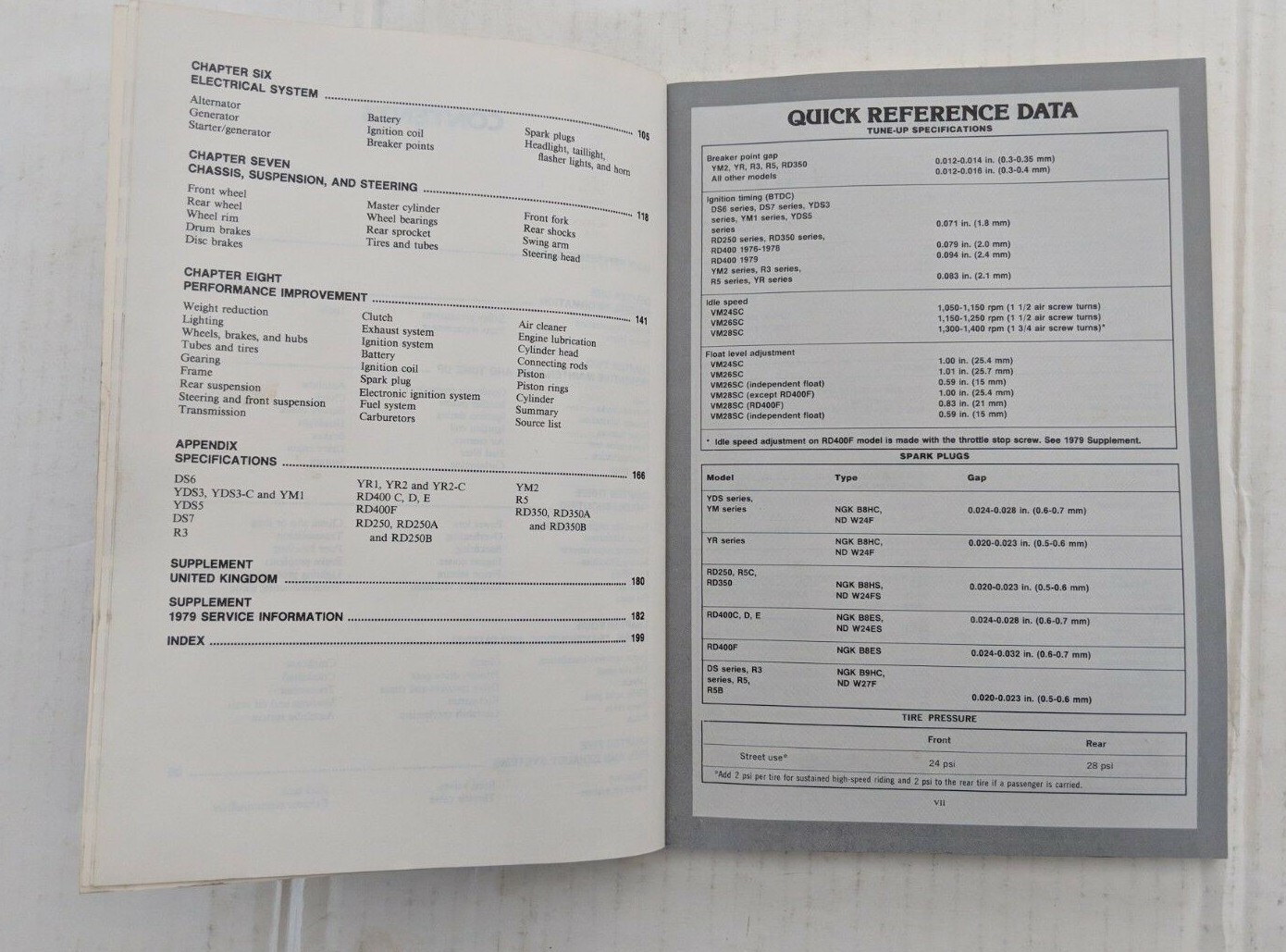 Clymer Yamaha 250-400cc 2 Stroke Twins Repair Manual 1965-1979 4th Ed 200  Pgs | eBay