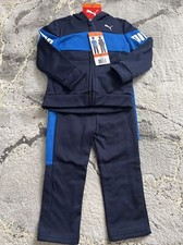 PUMA Kids' 3-piece Tech Fleece Set, Blue, 2T, NWT