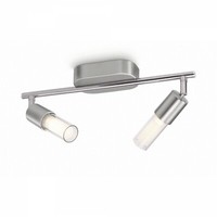 Philips Ledino Spot Led 2Flg. Silber Strahler Deckenleuchte