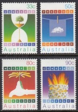 Australia  1985  Conservation set  SG 978 - 981  mounted mint