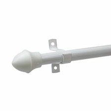 Telescopic Cafe Curtain Rod/Pole 55-225 cm  Voile Net Curtain or Bracket