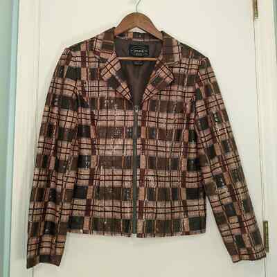 Selene Sport Zippered Jacket/Shirt Size Medium