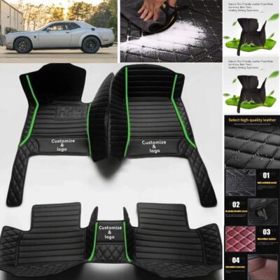 For Alfa Romeo Giulia Stelvio Custom Car Floor Mats Front & Rear Carpet Liner