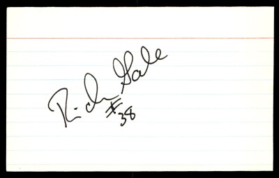 Rich Gale Baseball Index Card Signed Auto Autograph (no COA) *e1