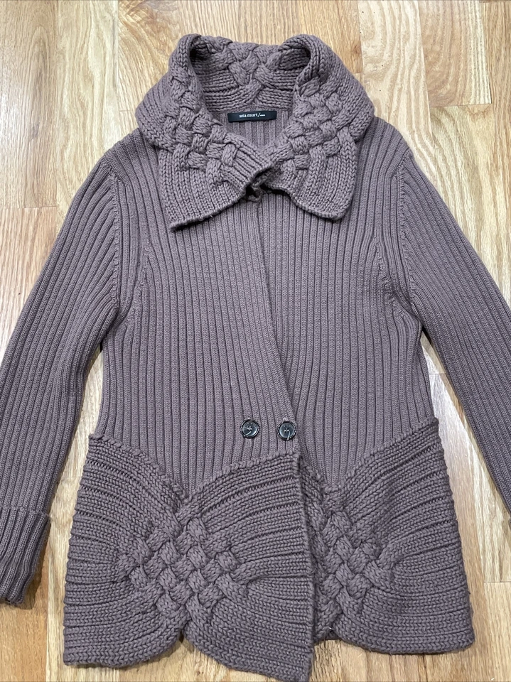Sita Murt Cardigan Sweater Womens Medium Open Front - Image 2 of 4