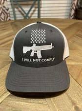 The Classics Yupoong Snapback Trucker Embroidered Hat I Will Not Comply