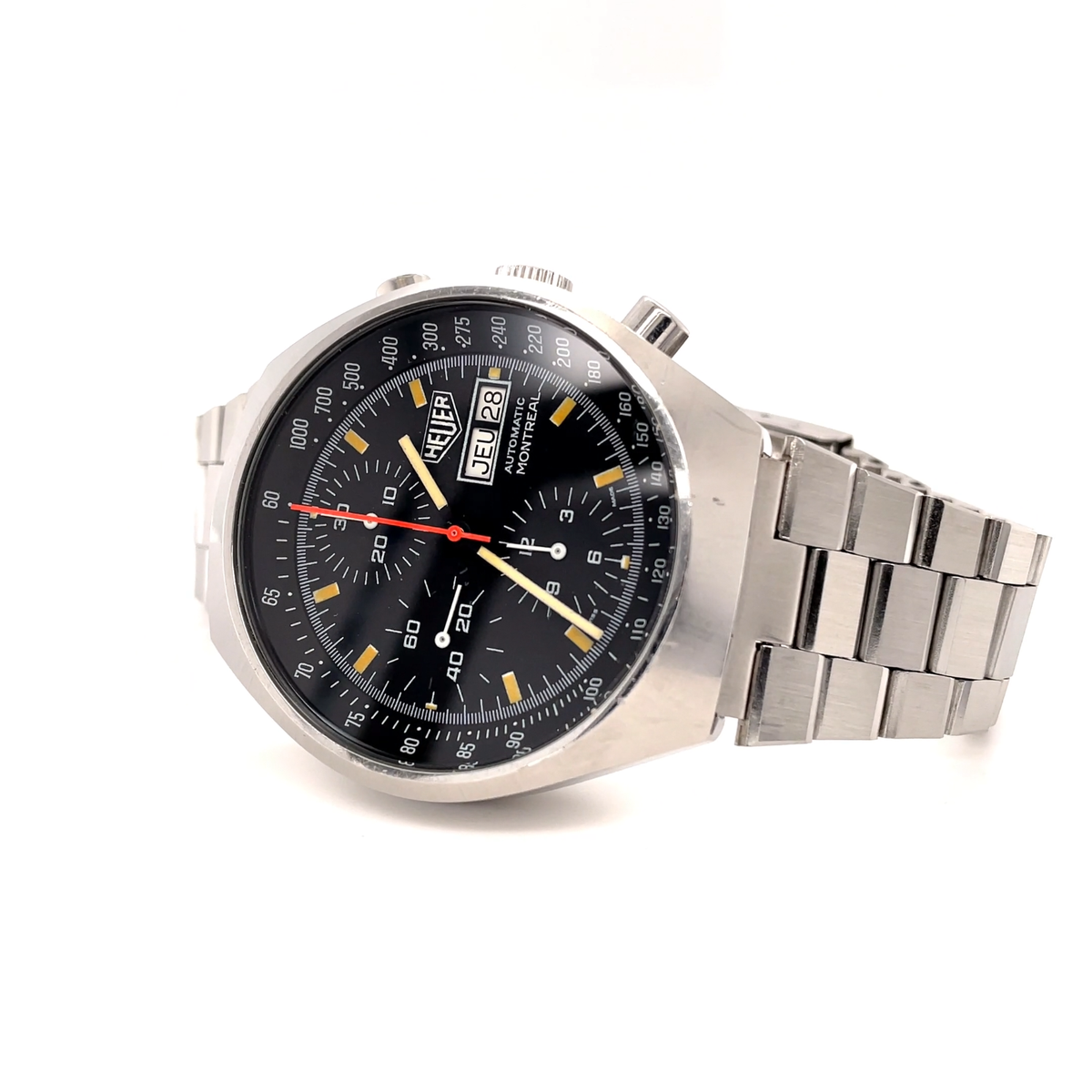 Heuer Montreal Watch Chronograph Automatic 750-503 Serviced Two