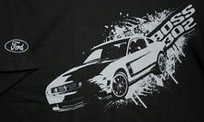 Ford Motor Mustang Pony Muscle Car Boss 302 Modern Image T-Shirt New LG Racing