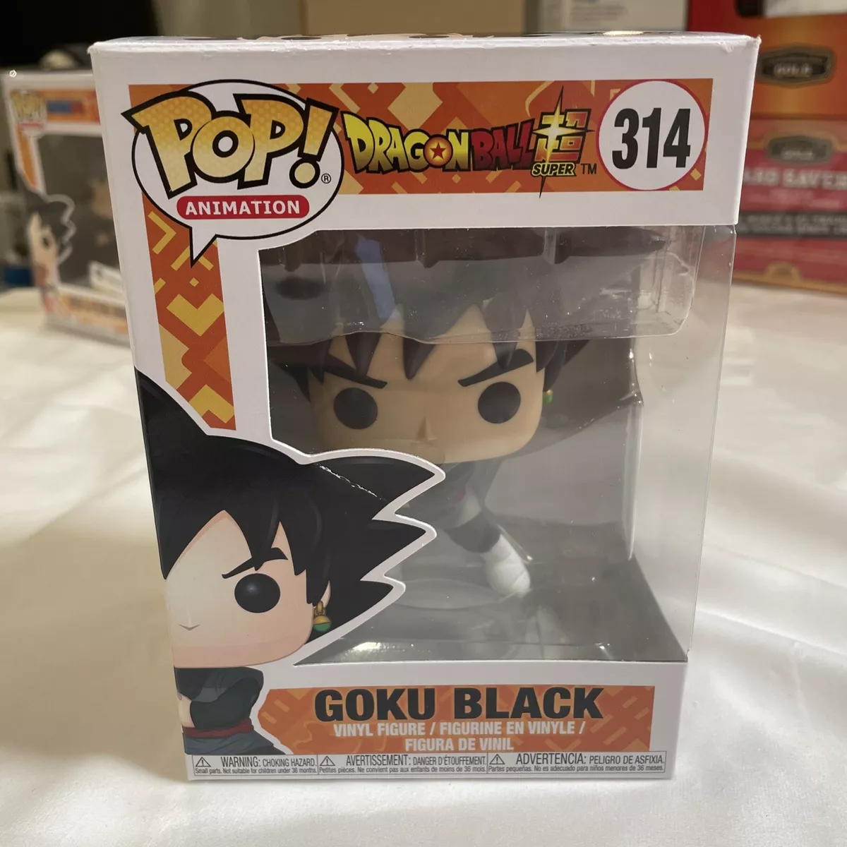 Funko Pop Animation Dragon Ball Super Goku Black 314 Figurine w