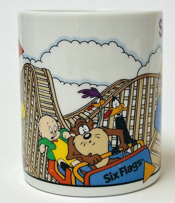 Vintage Bugs Bunny Looney Tunes Six Flags 10oz Mug Personalized