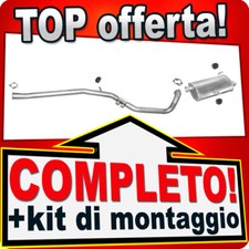 Scarico Completo per PEUGEOT 206 2.0 HDI Familiare SW 2002-2006 Marmitta