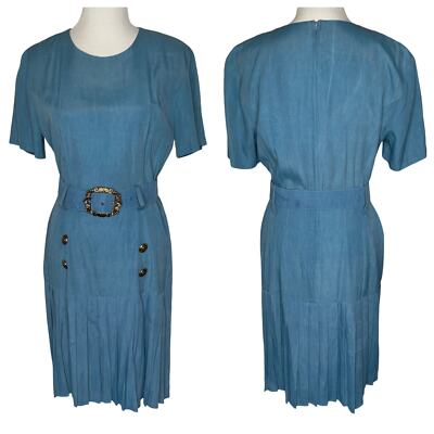 Blondie and Me Vintage Pleated Dress (current Sz 6) Vintage Sz 10