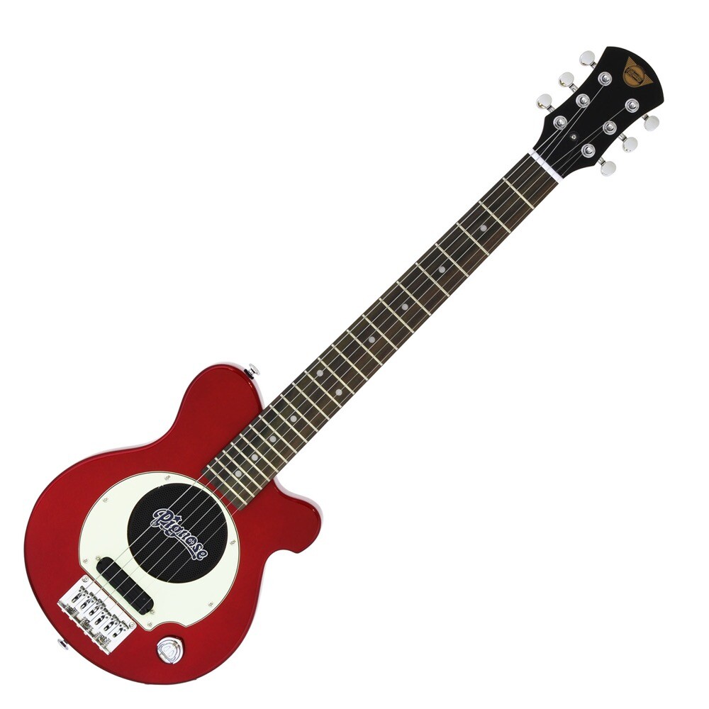 Pignose PGG200CA Candy apple red Mini electric guitar with builtin