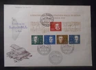 GERMANY ,GERMANY , BUND 1959 " BEETHOVEN FDC " Block 2 on letter BONN 1