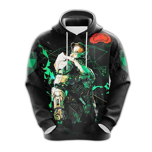 Halo Infinite 3D Hoodies Cosplay Master Chief Adult Sweatshirt Jacket Costumes - Picture 35 of 40