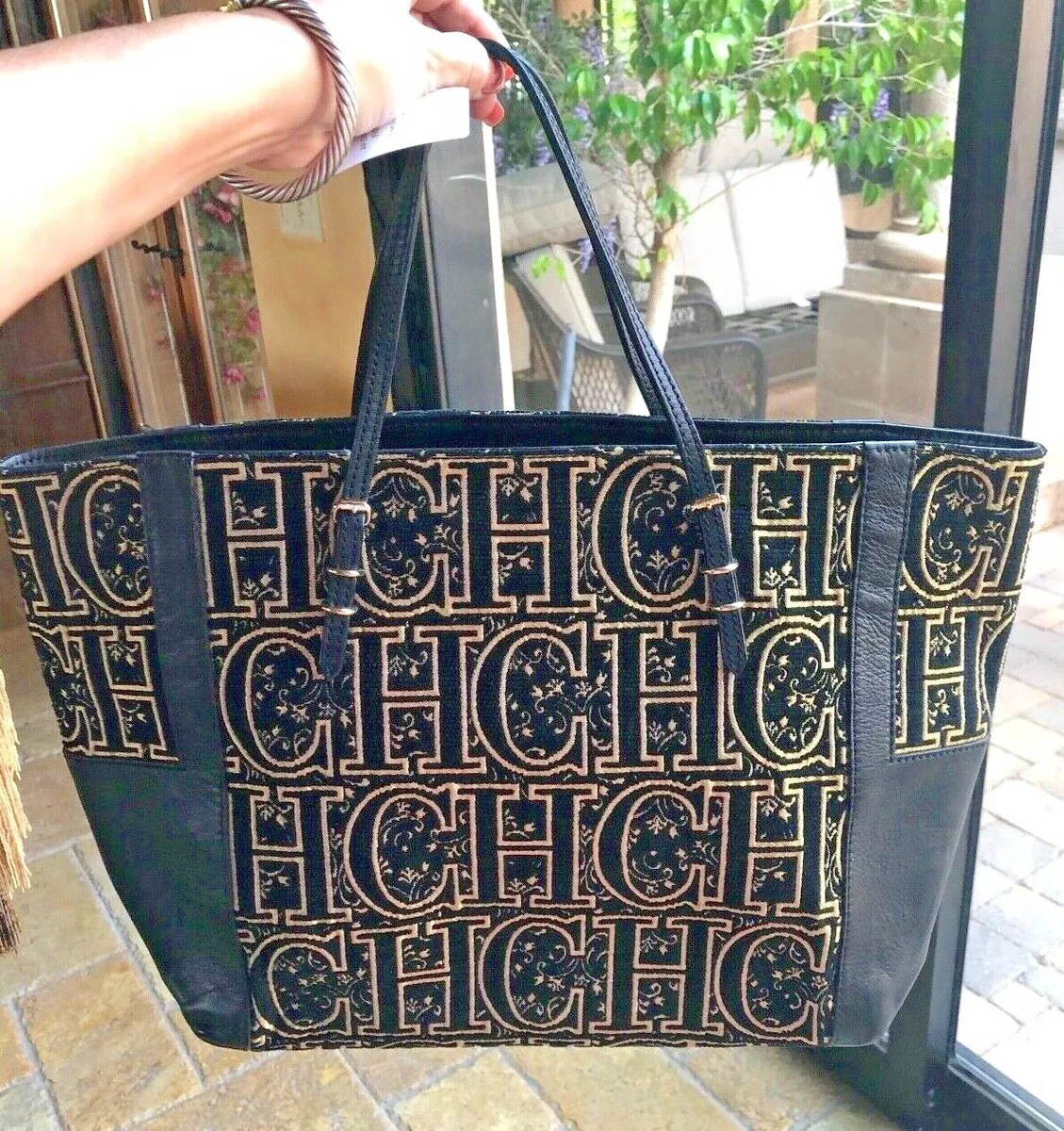 Carolina herrera tote bag sale