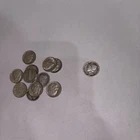 12 Silver Dimes – 90% Silver (Pre-1965) – 0.87 oz ASW