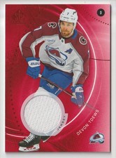 2025-26 SP GAME USED RED JERSEY DEVON TOEWS COLORADO AVALANCHE #187