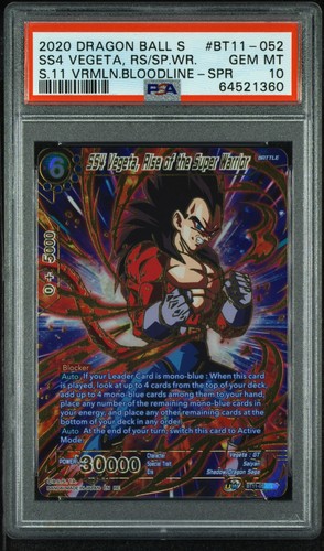 2020 SS4 Vegeta, Rise of the Super Warrior [SPR] #BT11-052