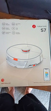 Roborock S7 Staubsaugerroboter Weiß Wischfunktion, Ladestation