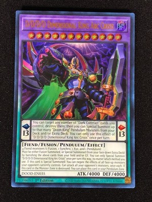 Yugioh D/D/D/D Dimensional King Arc Crisis DOOD-EN035 1st Secret (NM)