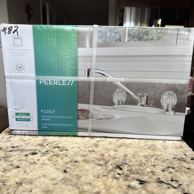 Peerless Classic Two Handle  Chrome Kitchen Faucet P220LF