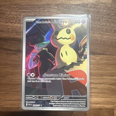 Pokemon Ascended Heroes Team Rocket's Mimikyu 238/217 Illustration