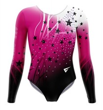 All Starz Competition Long Sleeve Girls Gymnastics Leotard