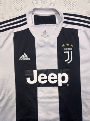 Adidas Juventus Home Jersey CF3489 Mens 2XL Black White Jeep