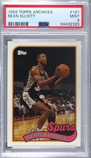 1992-93 Topps Archives Sean Elliott #121 PSA 9 MINT g6p