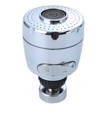 Mainstays 360  Rotating Dual Thread Faucet Aerator with Two-Mode Sprayer in...