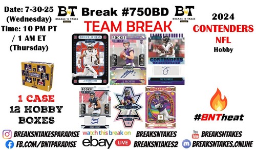 NEW ORLEANS SAINTS 2024 NFL Contenders Football Hobby CASE 12 BOX Break #750BD