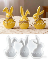 3 StüCk Silikonform GießFormen Ostern, Silikonform Ostern FüR FrüHling, Osterhas