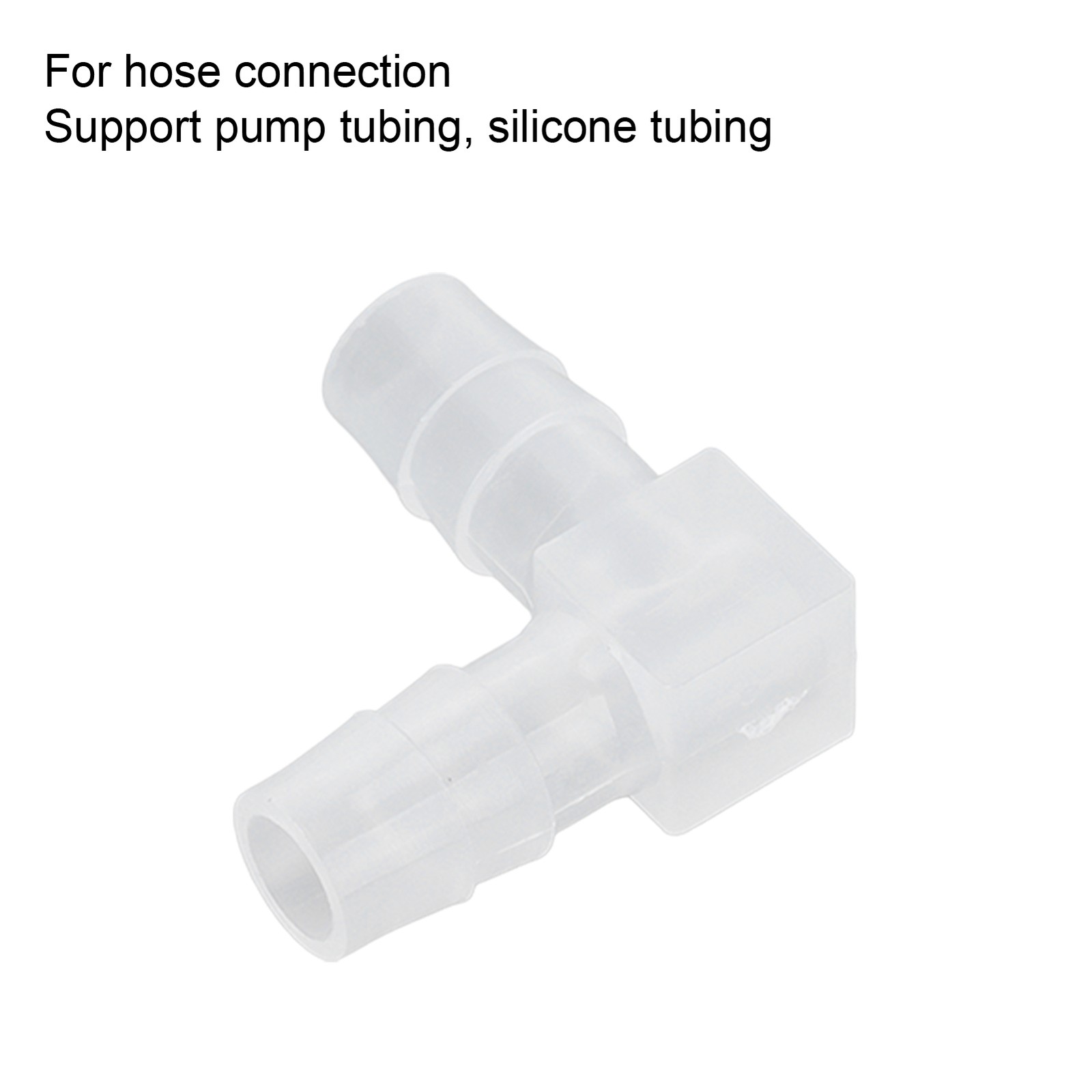 10Pcs Elbow Hose Barb Plastic 6mm 90 Degree Elbow Plastic Equal Barbed Joint