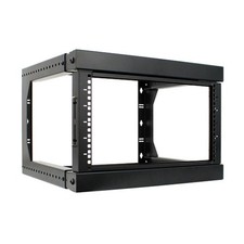 Vertical Cable 19" Wall Mount Adjustable Depth Open Frame Network Rack