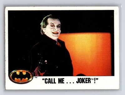 1989 Topps Batman #42 ''Call Me Joker!''