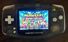 Grey Game Boy Advance GBA (Rechargeable)(Backlight)