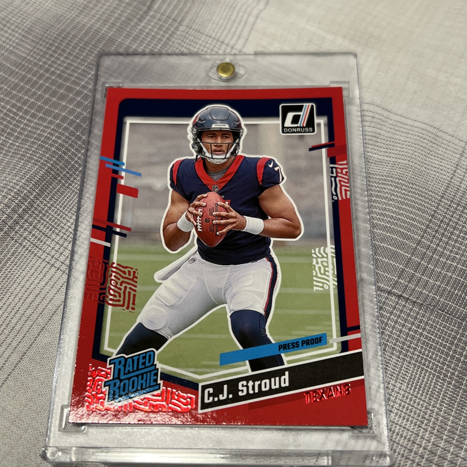 2023 Panini Donruss - Rated Rookie C.J. Stroud #339 Press Proof Red (RC)