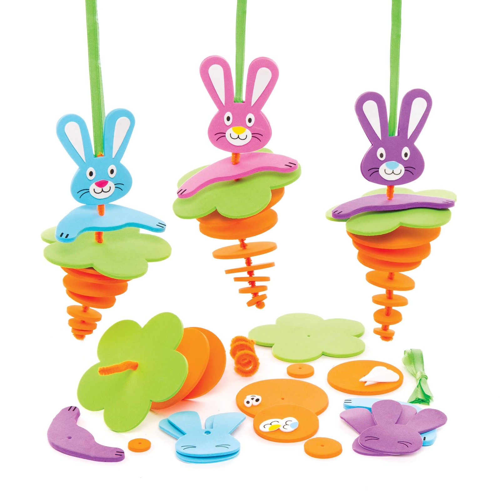 Baker Ross Giocattolo Coniglio Impilabile - Confezione da 6, Artigianato pe ZWlF