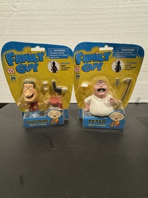 Family Guy Create-A-Figure Peter and Quagmire Action Figures