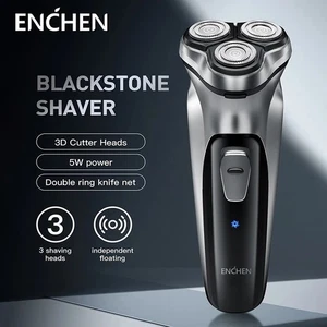 ENCHEN Hommes sans fil rechargeables Électrique Rotor Rasoir Rasoir Sideburn Trimmer