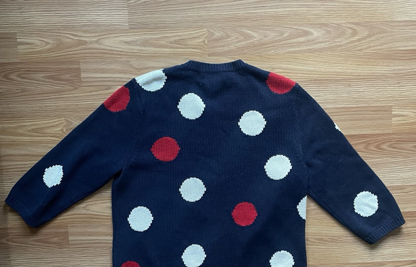 Pendleton Size Medium Cardigan Sweater Polka Dot … - image 4