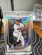 2025 Bowman Chrome - Drake Baldwin #75 Mega Box Mojo Refractor (RC)